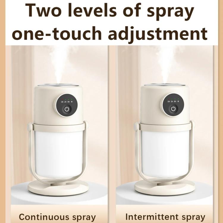 USB Intelligent Home Large Capacity Humidifier With Night Light Small Air Purifier, Color: Beige - free shipping - PMC TechLife - Order now!