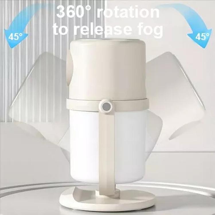 USB Intelligent Home Large Capacity Humidifier With Night Light Small Air Purifier, Color: Beige - free shipping - PMC TechLife - Order now!