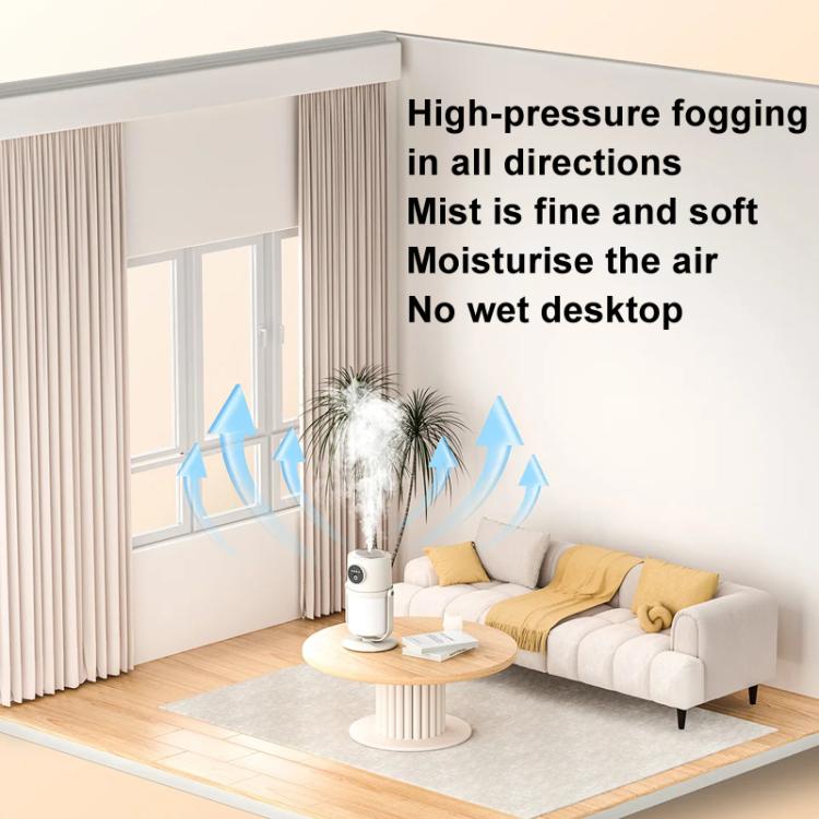 USB Intelligent Home Large Capacity Humidifier With Night Light Small Air Purifier, Color: Beige - free shipping - PMC TechLife - Order now!