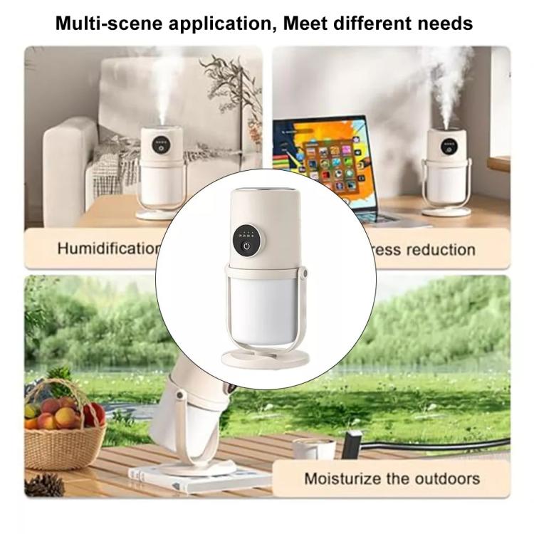 USB Intelligent Home Large Capacity Humidifier With Night Light Small Air Purifier, Color: Beige - free shipping - PMC TechLife - Order now!
