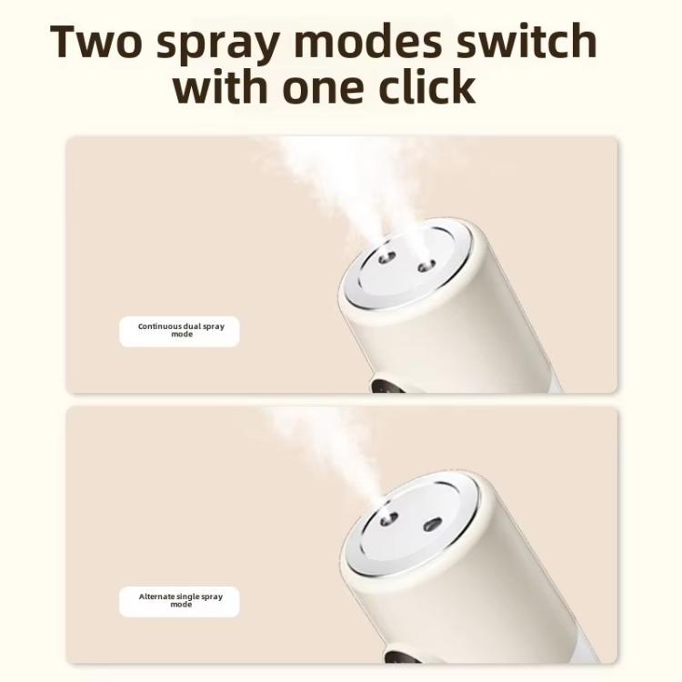 Desktop Dual Port Humidifier Portable Mini Air Purifier With Nightlight, Color: White - free shipping - PMC TechLife - Order now!