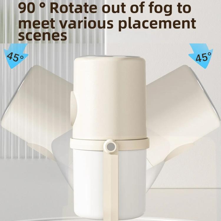Desktop Dual Port Humidifier Portable Mini Air Purifier With Nightlight, Color: White - free shipping - PMC TechLife - Order now!