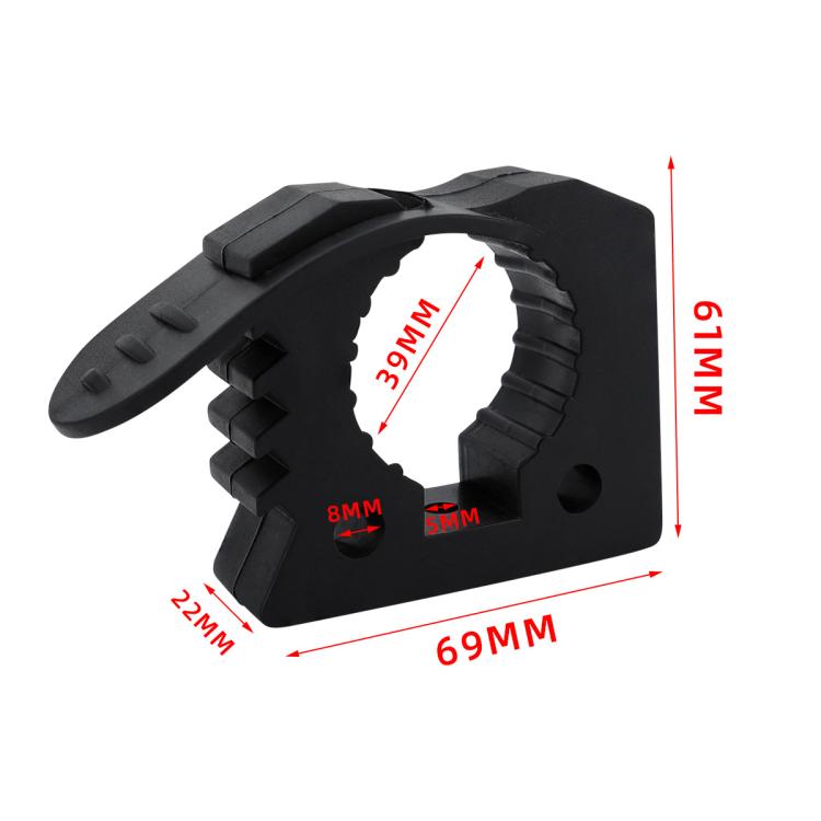 4pcs Quick Installation Clamp Rubber Fixing Buckle For 3-4cm Pipe - Marine Accessories & Parts by PMC TechLife | Online Shopping South Africa | PMC TechLife | Buy Now Pay Later Mobicred