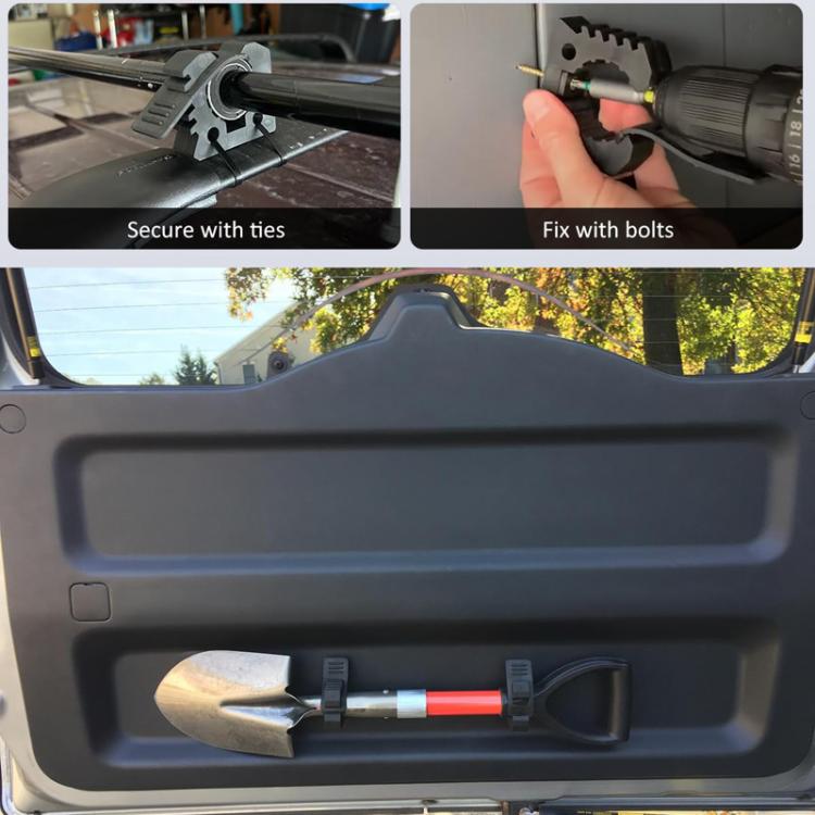 4pcs Quick Installation Clamp Rubber Fixing Buckle For 3-4cm Pipe - Marine Accessories & Parts by PMC TechLife | Online Shopping South Africa | PMC TechLife | Buy Now Pay Later Mobicred