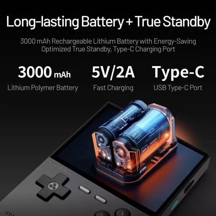 TRIMUI BRICK Open Source Pocket Console Portable Wireless Bluetooth HD Retro Arcade, Size: 64G(Red) - free shipping - PMc TechLife - Order now!