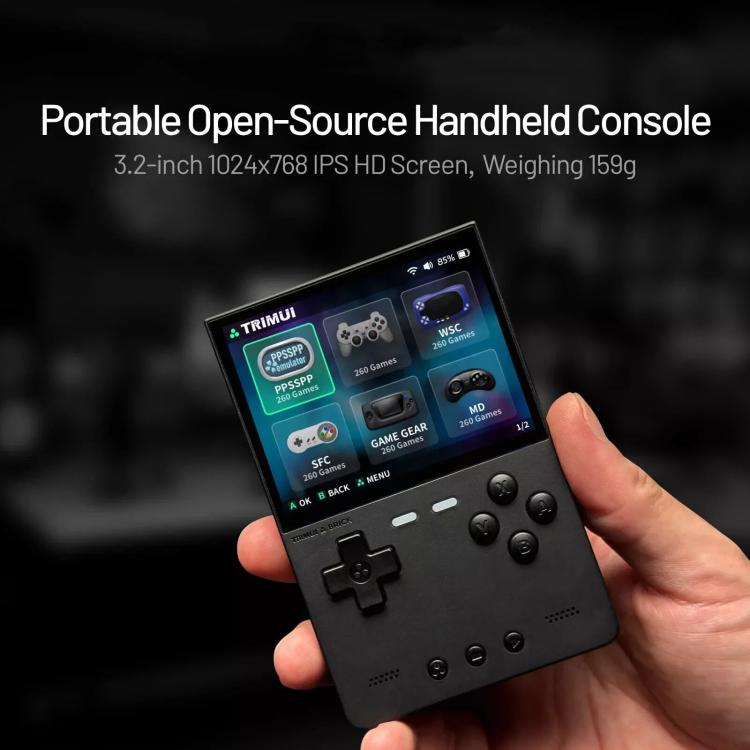 TRIMUI BRICK Open Source Pocket Console Portable Wireless Bluetooth HD Retro Arcade, Size: Standard No Card(Red) - free shipping - PMc TechLife - Order now!