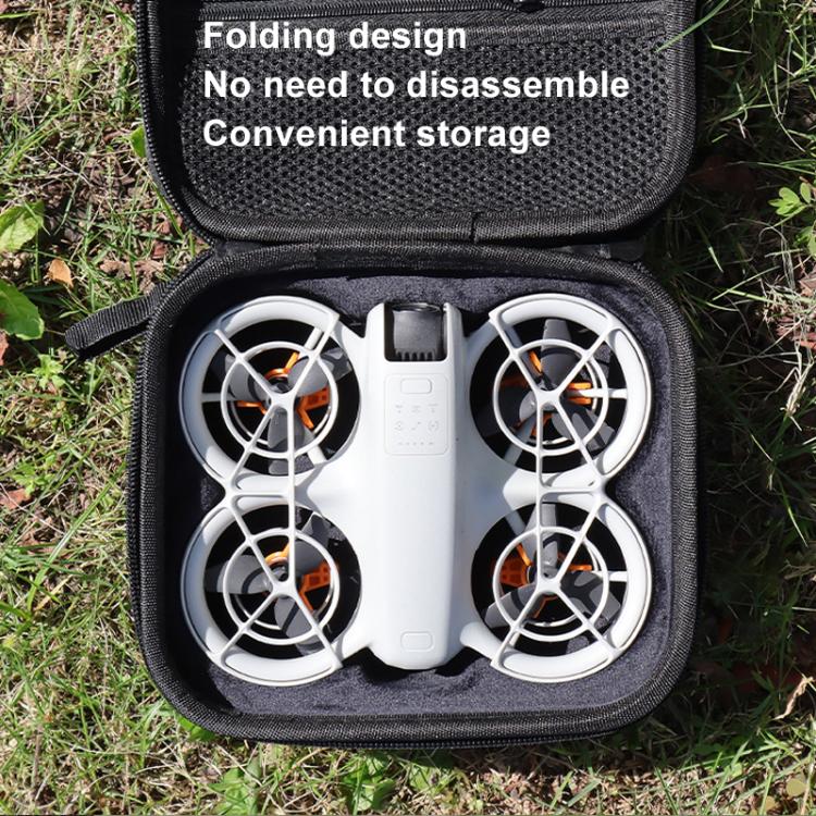 For DJI Neo CQT Impact Protection Cover + Bumper + Folding Stand + Tail Wing 4 In 1 Set(Orange) - free shipping - PMC TechLife - Order now!
