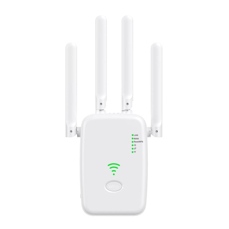 Urant U11 300Mbps 2.4G Wireless Repeater WiFi Signal Amplifier Support WPS Quick Setting UK Plug White - Broadband Amplifiers by Urant | Online Shopping South Africa | PMC TechLife | Buy Now Pay Later Mobicred