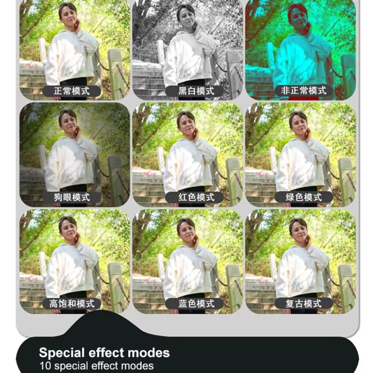 4K HD Touch Screen Digital Micro SLR Camera MP3 DSLR Camcorder 64MP Anti-Shake Vlogging Video Camera(White) - Video Cameras by PMC TechLife | Online Shopping South Africa | PMC TechLife | Buy Now Pay Later Mobicred