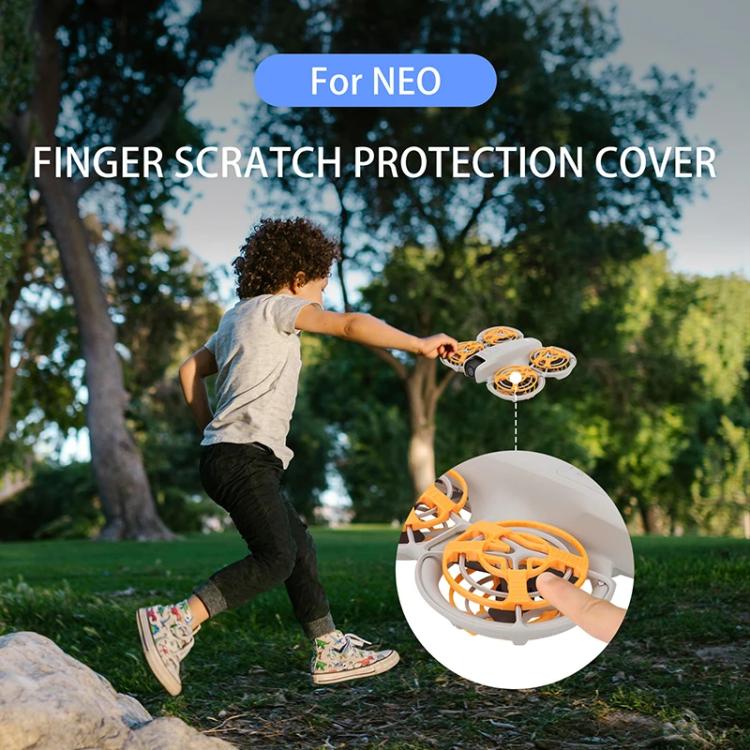 For DJI Neo CQT Drone Landing Scratch Protective Cover Prevent Finger Scratch Protective Cover Accessories, Color: Upper Black - free shipping - PMC TechLife - Order now!