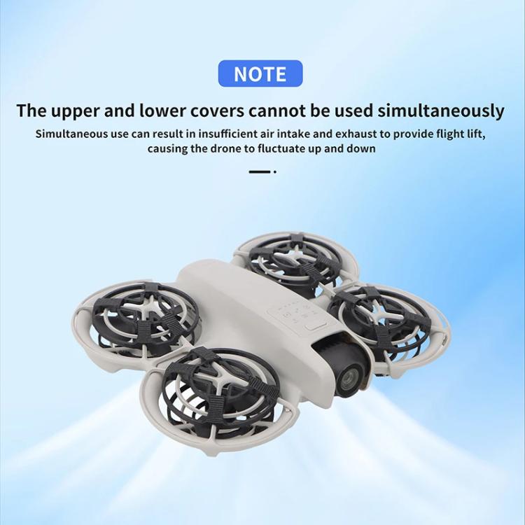 For DJI Neo CQT Drone Landing Scratch Protective Cover Prevent Finger Scratch Protective Cover Accessories, Color: Upper Black - free shipping - PMC TechLife - Order now!