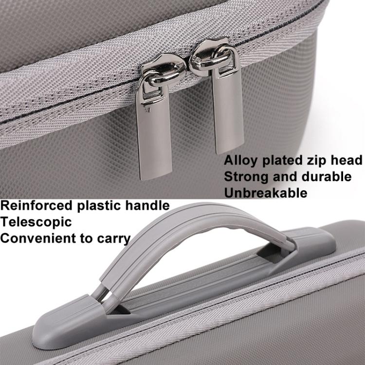 For DJI Neo Fly More Combo BKANO Storage Bag Hard Shell Shoulder Bag(Gray) - free shipping - PMC TechLife - Order now!