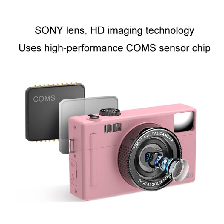 AMKOV CD-R1 24MP HD Pixel Shooting Student Camera 1080P Video Recording CCD Photo Video HD Camera(Black) - free shipping - PMC TechLife - Order now!