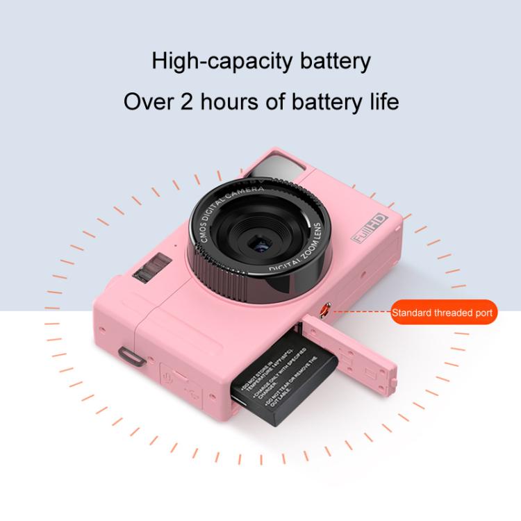 AMKOV CD-R1 24MP HD Pixel Shooting Student Camera 1080P Video Recording CCD Photo Video HD Camera(Black) - free shipping - PMC TechLife - Order now!