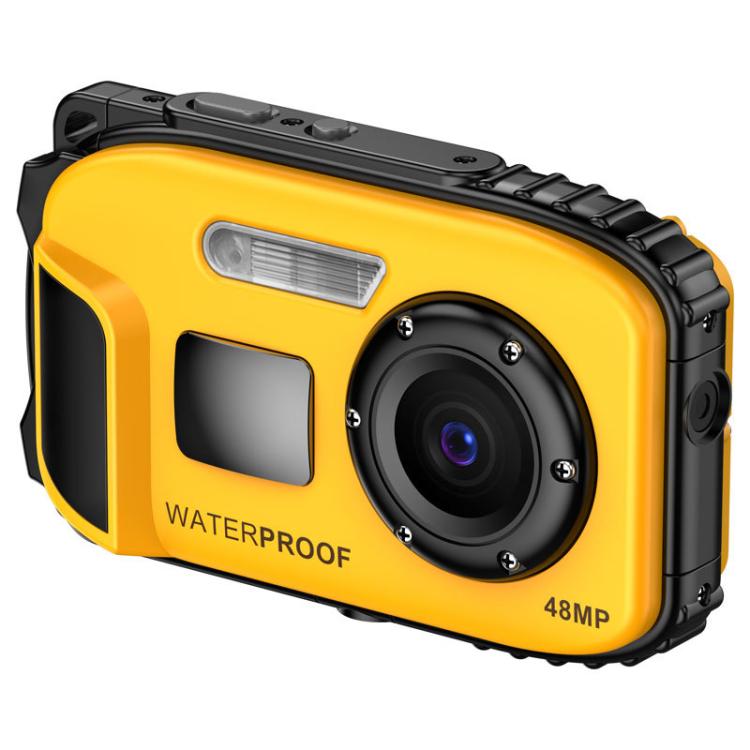 IP68 5m Waterproof Sports Digital Camera Kids Student DV Camera(Yellow) - Video Cameras by PMC TechLife | Online Shopping South Africa | PMC TechLife | Buy Now Pay Later Mobicred