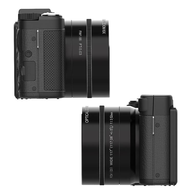 Micro SLR 5X Optical Zoom / 8X Digital Zoom Digital Camera 48MP HD Shooting VCR Photo Camera(Black) - Video Cameras by PMC TechLife | Online Shopping South Africa | PMC TechLife | Buy Now Pay Later Mobicred