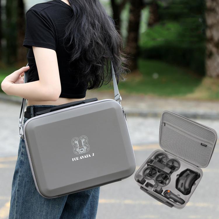 For DJI Avata 2 BKANO Portable Storage Bag Shoulder Crossbody Bag(Gray) - free shipping - PMC TechLife - Order now!