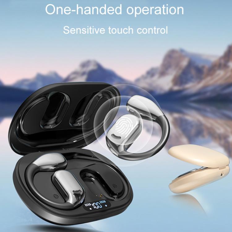 M75 On-Ear AI Intelligent Translation Language Conference Recording Wireless Digital Display Bluetooth Earphone(Black) -  by PMC TechLife | Online Shopping South Africa | PMC TechLife | Buy Now Pay Later Mobicred