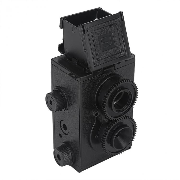DIY Double Lens Assembly 35mm Film Camera Retro Nostalgic Double Reflection Film Camera(Black) - free shipping - PMC TechLife - Order now!