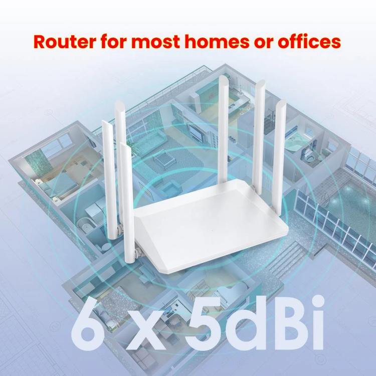 Urant 300Mbps Wireless Router Supports AP Broadband Dial-up With 6x5dB Antenna US Plug - free shipping - PMC TechLife - Order now!