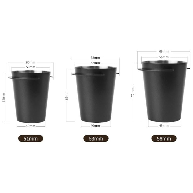 Thickened Coffee Catchers Espresso Machine Handle Catch Tool, Style: 51mm Stainless Steel Mirror - free shipping - PMC TechLife - Order now!