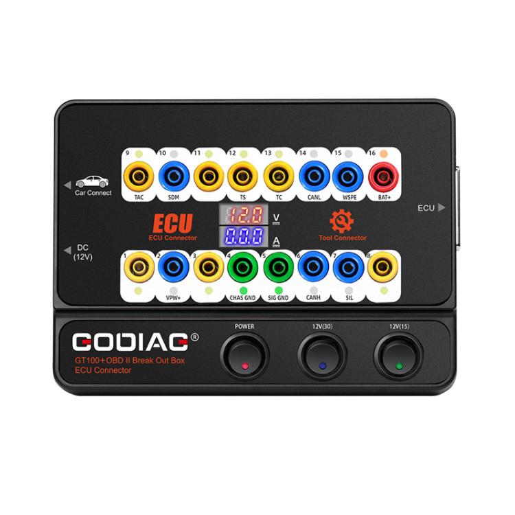 GODIAG GT100+ OBDII Breakout Box Diagnostic Port Tester ECU Bench Connector, UK Plug - free shipping - PMc TechLife - Order now!