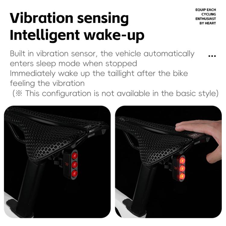 WEST BIKING Bicycle Night Riding Long Endurance Warning Brake Taillight, Style: Round Light Smart - free shipping - PMC TechLife - Order now!