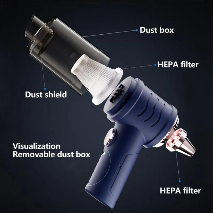 Mini Powerful Car Wireless Vacuum Cleaner Household Handheld Desktop Cleaner(White) - Vacuum Cleaner by PMc TechLife | Online Shopping South Africa | PMc TechLife | Buy Now Pay Later Mobicred