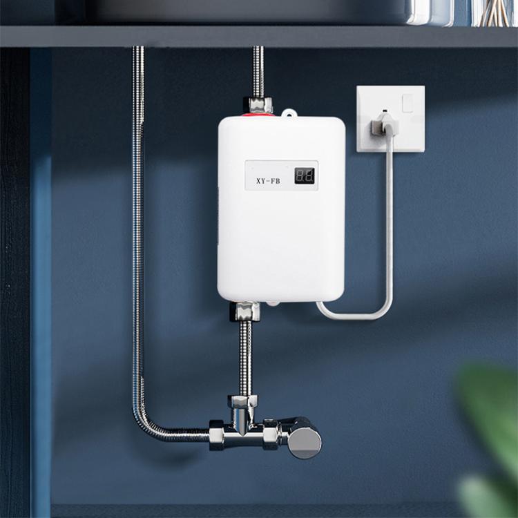 3000W Small Tankless Electric Water Heater For Kitchen Bathroom AU Plug(Gold) - free shipping - PMC TechLife - Order now!