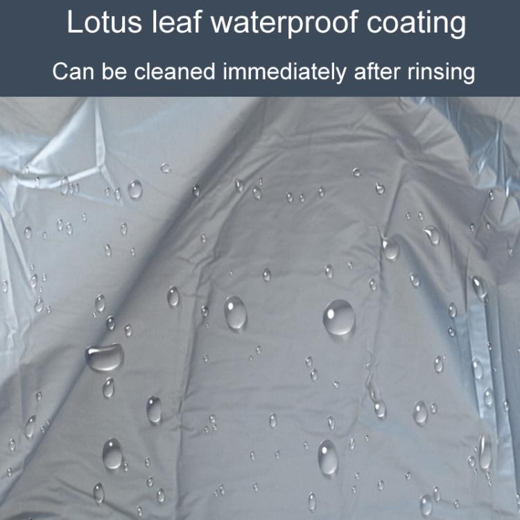 Car PE Film Waterproof And Dustproof Four Seasons Universal Coat Cover, Size: M(Silver Gray) - PE Material by PMC TechLife | Online Shopping South Africa | PMC TechLife | Buy Now Pay Later Mobicred