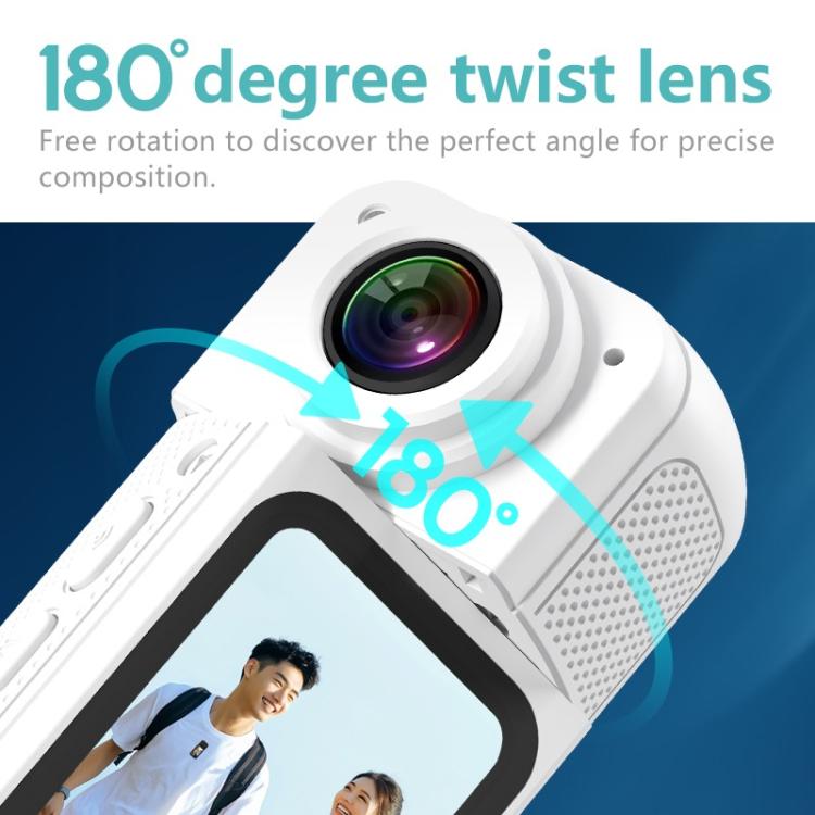 Anytek S70 Magnetic Thumb Sports Camera HD Outdoor Portable Riding Camera(White) - Video Cameras by Anytek | Online Shopping South Africa | PMC TechLife | Buy Now Pay Later Mobicred