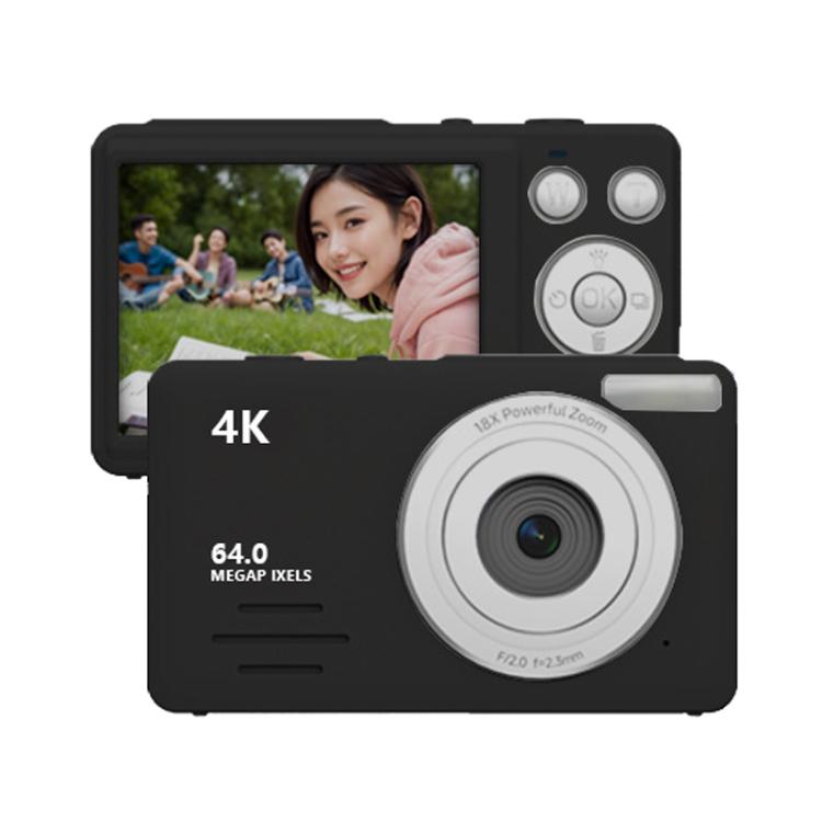 Anytek S7 4K HD Digital Camera Self-Timer Travel Camera Student Kids Card Camera(Black) - free shipping - PMC TechLife - Order now!
