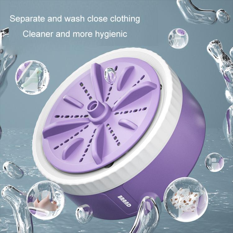 Mini Portable Underwear Socks Turbine Washing Machine, Color: Purple Three-speed Timing - Washing Machines & Accessories by PMC TechLife | Online Shopping South Africa | PMC TechLife | Buy Now Pay Later Mobicred