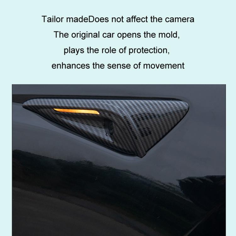 For Tesla 2024 Model 3 Fenders Side Labels Camera Cover Stickers, Color: Bright Red - Decorative Sticker by PMC TechLife | Online Shopping South Africa | PMC TechLife | Buy Now Pay Later Mobicred
