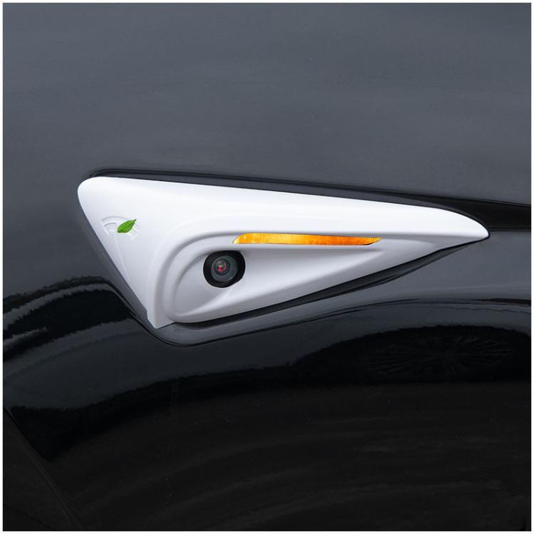 For Tesla 2024 Model 3 Fenders Side Labels Camera Cover Stickers, Color: Frosted Matt Black - Decorative Sticker by PMC TechLife | Online Shopping South Africa | PMC TechLife | Buy Now Pay Later Mobicred
