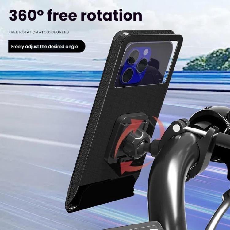 Bicycle Holder Waterproof Pouch Bag Bike Motorcycle Handlebar Mirror Phone Stand Mount, Size: XL - Holders by PMC TechLife | Online Shopping South Africa | PMC TechLife | Buy Now Pay Later Mobicred