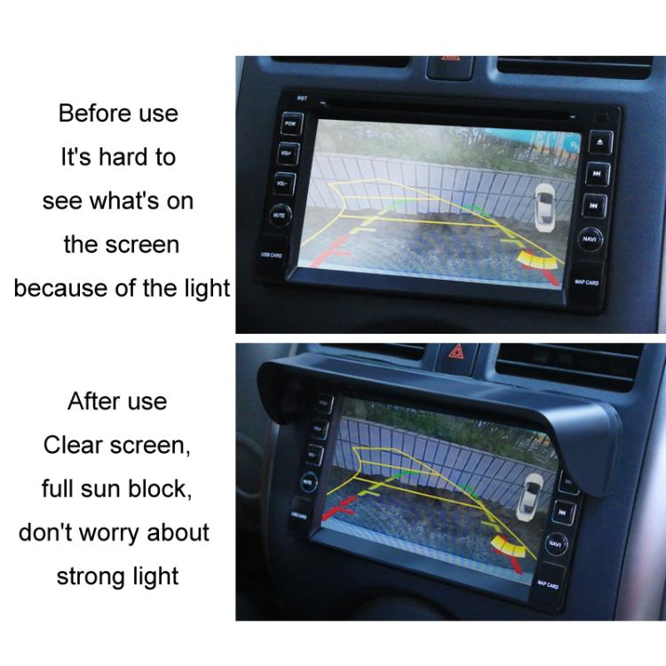 Car Navigation Display Universal Sun Visor, Size: S - Car Interior Mouldings by PMC TechLife | Online Shopping South Africa | PMC TechLife | Buy Now Pay Later Mobicred