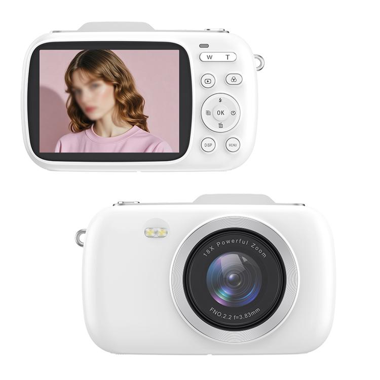 G7-A 2.8-inch 18X Digital Zoom 4K HD Beauty Digital Camera(White + OTG) - Children Cameras by PMC TechLife | Online Shopping South Africa | PMC TechLife | Buy Now Pay Later Mobicred