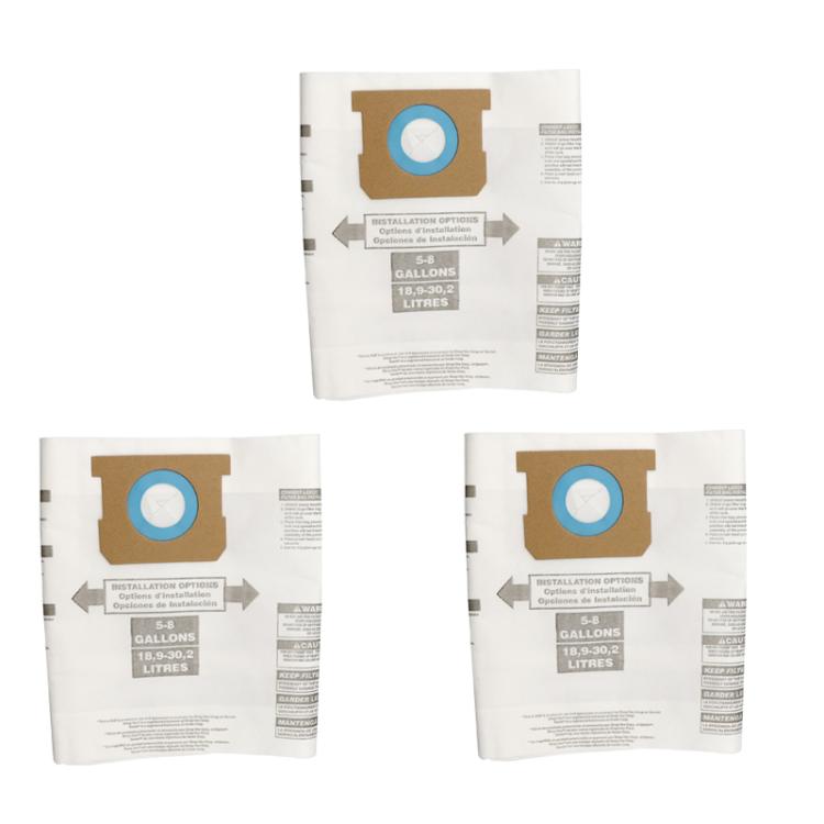3pcs /Pack Dust Bag For Shop-Vac 5-8 Gallon Vacuum Cleaners Replacement Parts - Other Accessories by PMc TechLife | Online Shopping South Africa | PMc TechLife | Buy Now Pay Later Mobicred