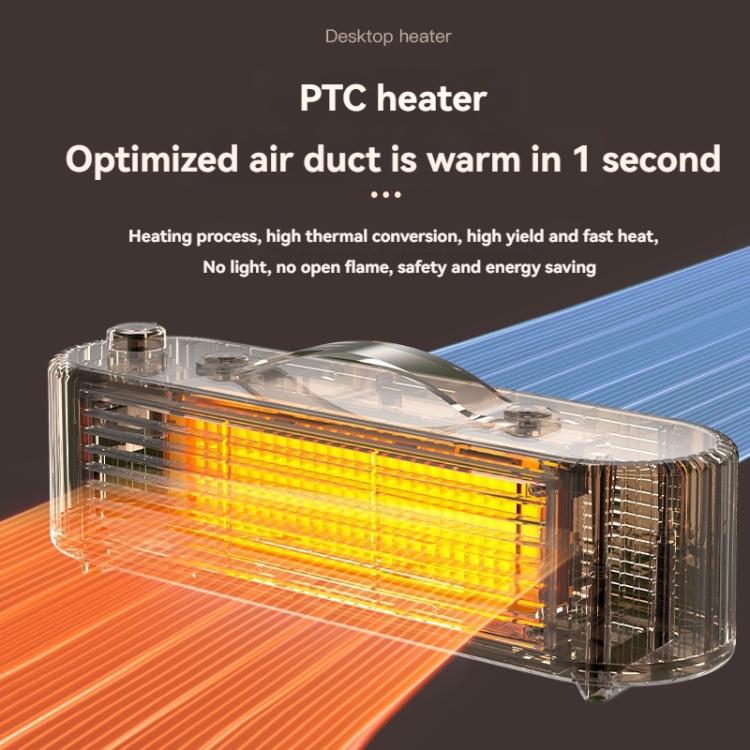 FS007 800W Home Desktop Heater Large Area PTC Heating Device, Spec: UK Plug(White) - Electric Heaters by PMC TechLife | Online Shopping South Africa | PMC TechLife | Buy Now Pay Later Mobicred