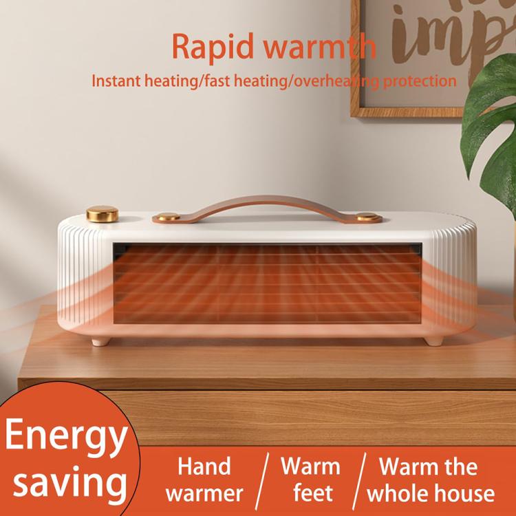 FS007 800W Home Desktop Heater Large Area PTC Heating Device, Spec: UK Plug(White) - Electric Heaters by PMC TechLife | Online Shopping South Africa | PMC TechLife | Buy Now Pay Later Mobicred