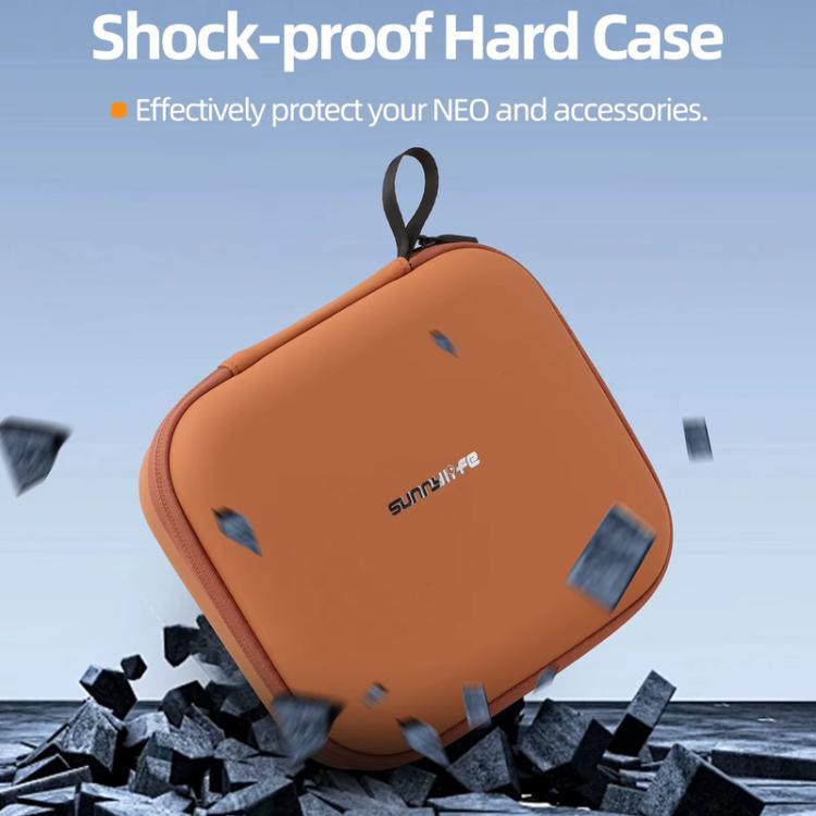 For DJI Flip Sunnylife FP-B957 Storage Bag Mini Vlog Aerial Camera Protective Case(Orange) - free shipping - PMC TechLife - Order now!