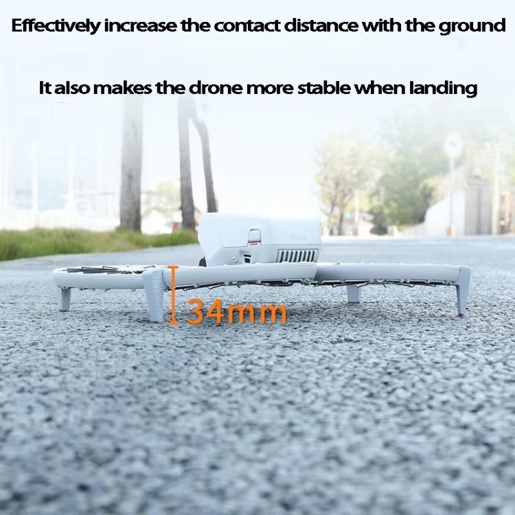 1pair For DJI Flip Drone Landing Gear Height Enhancement Rear Stand Gimbal Protector Bracket Accessories - free shipping - PMC TechLife - Order now!