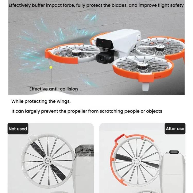 For DJI Flip Drone With Tripod Bumper Ring(Orange) - free shipping - PMC TechLife - Order now!
