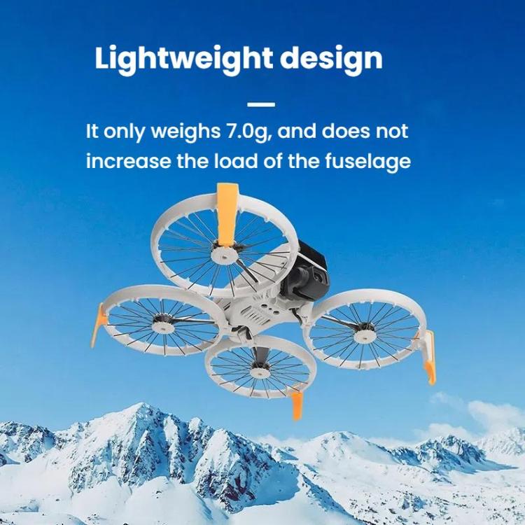For DJI Flip CQT 4 In 1 Drone Folding Booster Stand Scratch and Wear Resistant Landing Protective Bracket(Orange) - free shipping - PMC TechLife - Order now!