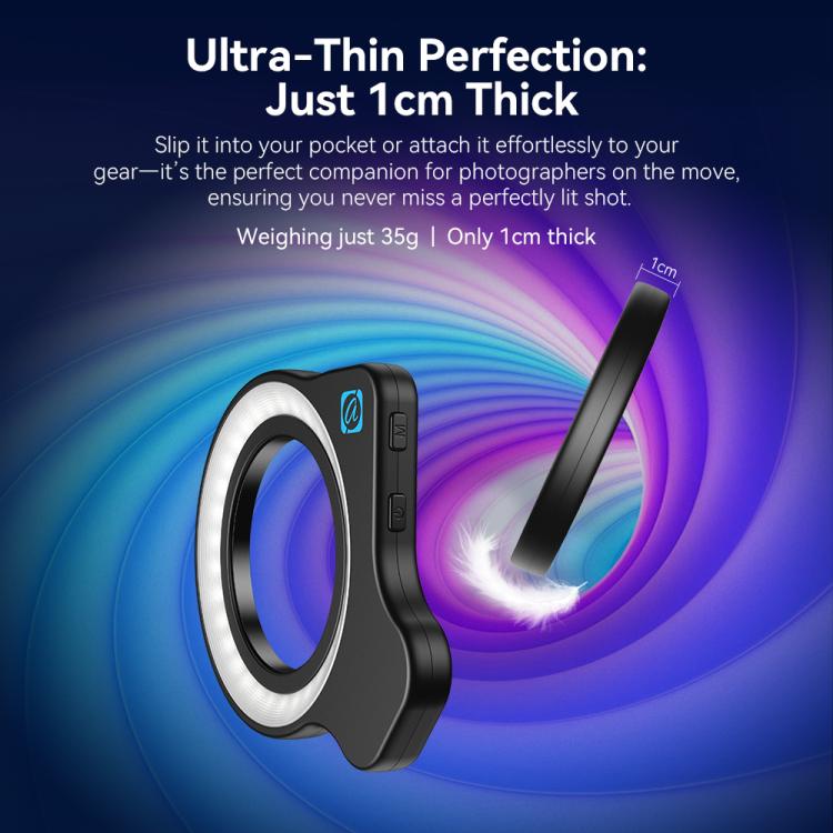 APEXEL APL-FL26 Jewelry Food Still Life Tri-color 9-speed Slim Ring Macro Photography Fill Light - free shipping - PMc TechLife - Order now!