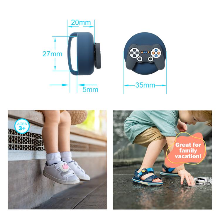 5pcs /Pack For Airtag Children Shoelace Fixed Locator Silicone Protective Cover(Daisy) - Other by PMc TechLife | Online Shopping South Africa | PMc TechLife | Buy Now Pay Later Mobicred