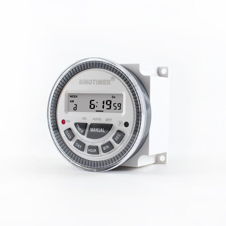 SINOTIMER TM-619sH-4 12VDC 10A Digital 7-Day Timer Switch Second Control Timer - free shipping - PMc TechLife - Order now!