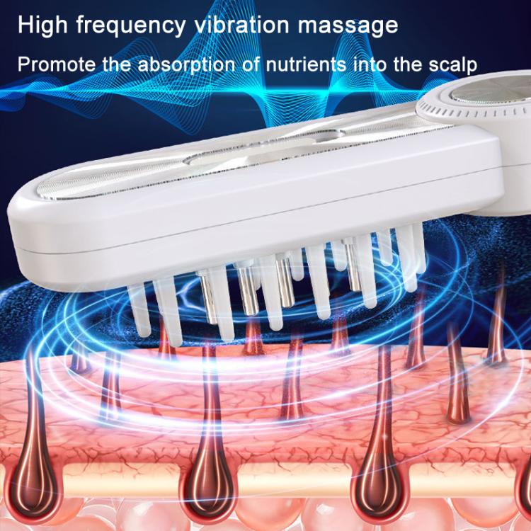 Hair Oil Applicator Roller Ball Red / Blue Light Electric Massage Comb Hair Regrowth Conductive Comb(Pink) - free shipping - PMC TechLife - Order now!