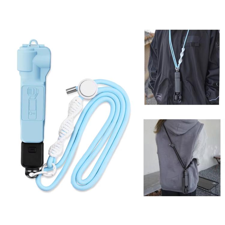 BRDRC Sport Camera Lanyard With 1/4 Inch Screw Anti-Lost Crossbody Lanyard(Black Rope Gray Knot) - Camera Strap by BRDRC | Online Shopping South Africa | PMc TechLife | Buy Now Pay Later Mobicred